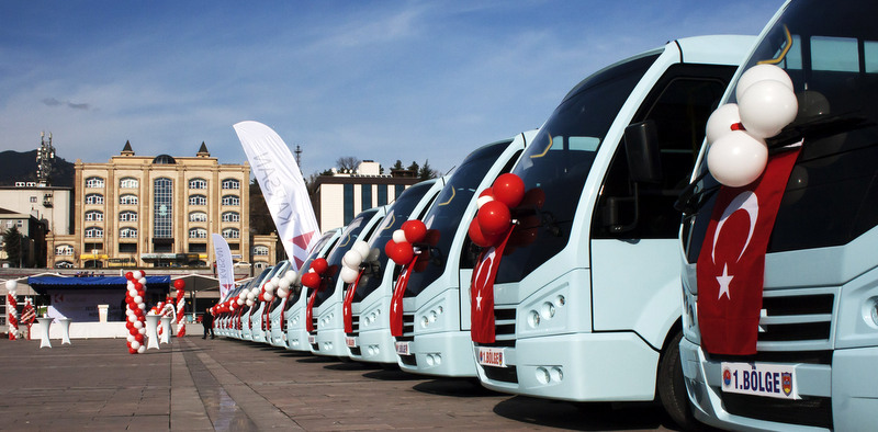 KARSAN'DAN KARABÜK'E 45 ADET MİNİBÜS