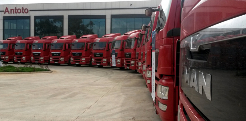 100 adet MAN kamyon ve çekici aldı