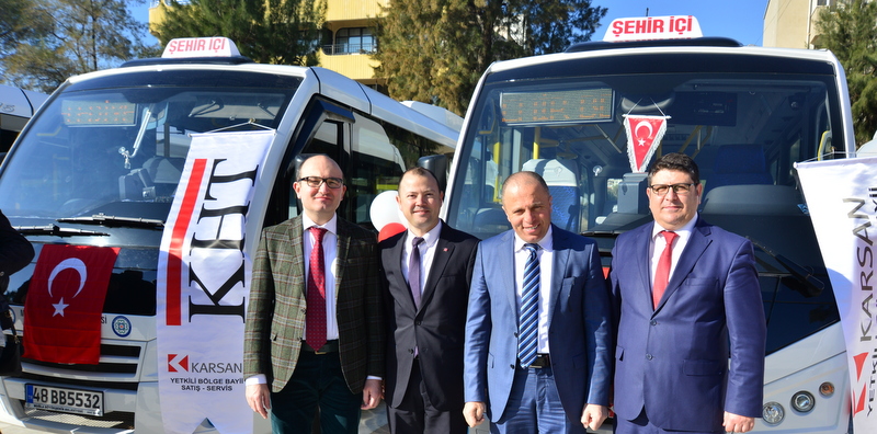 Milas'a 47 adet Jest minibüs teslim etti