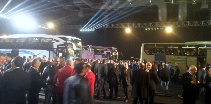 Yeni Travego'nun tanıtımına 1000'den fazla otobüsçü katıldı