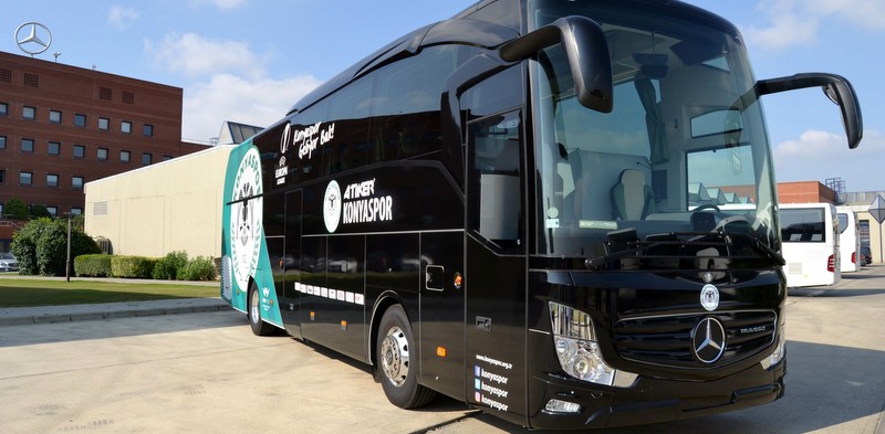 Konyaspor’un takım otobüsü Yeni Travego oldu