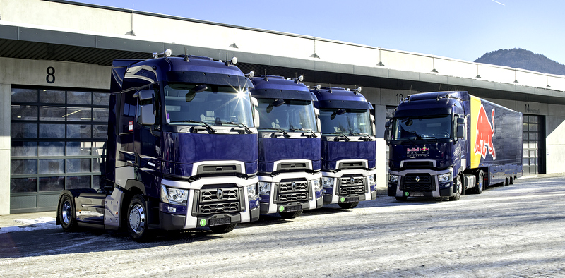 Red Bull’a 3 adet Renault Trucks T 520 çekici verdi