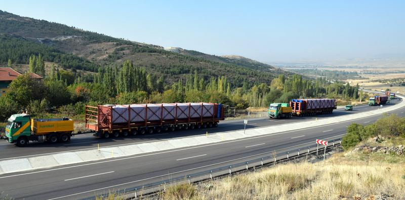 1387 tonluk yükü 600 kilometre taşıdı