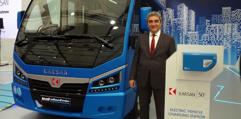 Yerli ve Elektrikli Minibüs Karsan Jest Busworld Fuarı’nda Görücüye Çıktı!