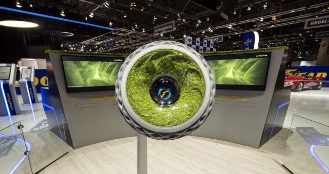 Goodyear, geleceğin teknolojik ve çevreci lastiklerini sergiliyor!