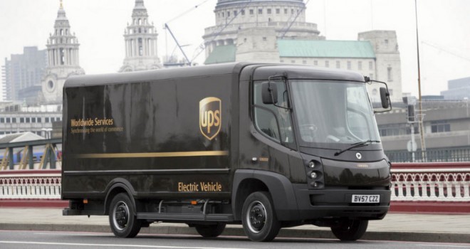UPS’e, Londra’daki elektrikli kamyon sayısını 170 adede çıkartacak