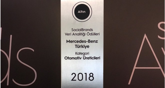 Mercedes-Benz Türk’e, Sosyal Medya Ödülü