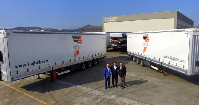 7 Lojistik Hizmetler filosuna 10 adet Tırsan treyler kattı