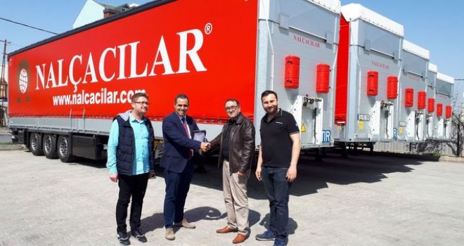 Nalçacılar Uluslararası Nakliyat filosuna 5 adet Schmitz marka treyler kattı