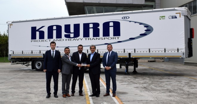 Kayra Uluslararası Nakliyat filosuna 8 adet Tırsan marka treyler kattı