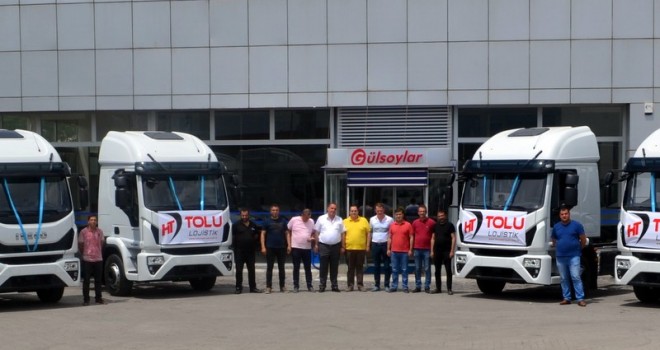 Tolu Lojistik, filosuna 14 adet Eurocargo kamyon kattı