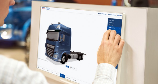 “3D DAF Kamyon Yapılandırıcı” ile aracınızı kendiniz tasarlıyorsunuz