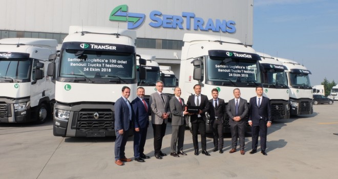 Renault Trucks’tan Sertrans Logistics’e 100 adet çekici