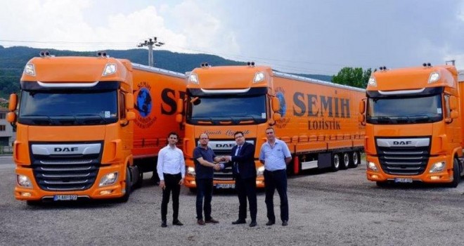 Semih Lojistik filosuna 10 adet DAF XF kattı