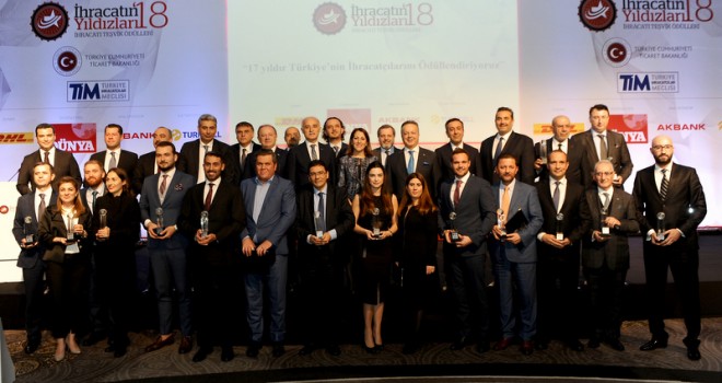 “İhracatın Yıldızları” ödülleri sahiplerini buldu