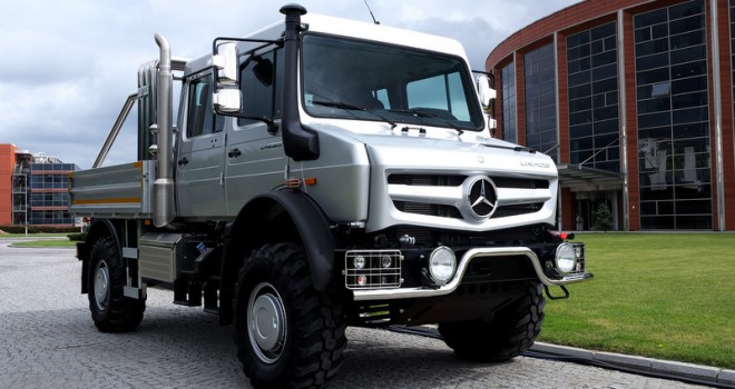 Mercedes-Benz Unimog şehir içinde kullanıma uygun donanımla satış sunuldu