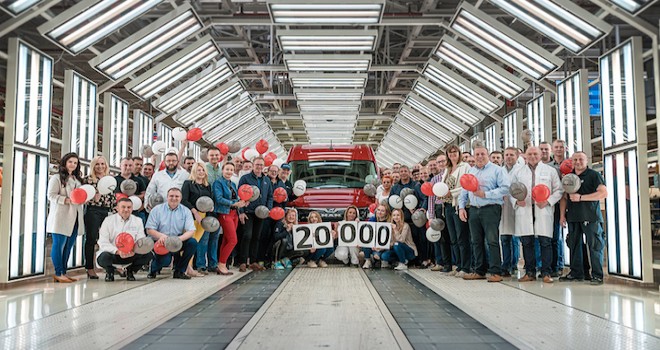 20 bininci MAN TGE yüzde 100 elektrikli olarak yola çıktı