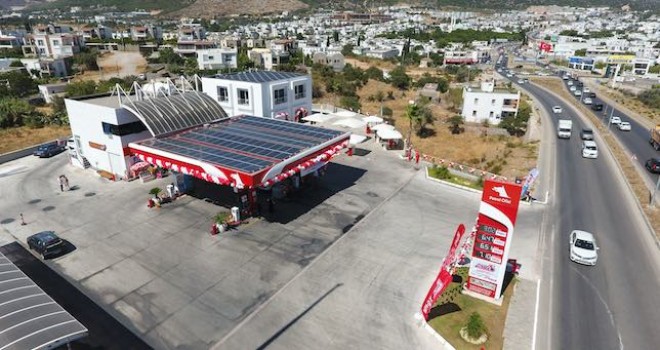 Petrol Ofisi, ilk güneş enerjili istasyonunu Bodrum’da hizmete açtı
