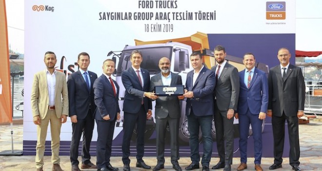 Saygınlar İnşaat filosunu 40 adet Ford Trucks 4142XD inşaat kamyonu ile genişletti
