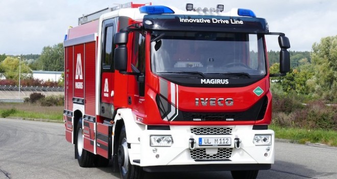 IVECO Magirus, dünyanın ilk gazla çalışan yangın söndürme aracını tanıttı
