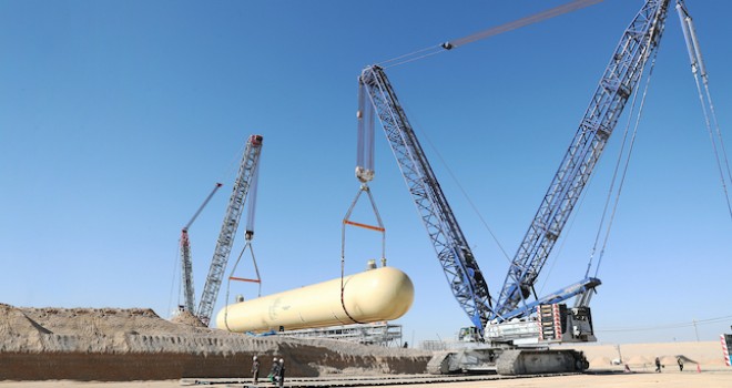 Her biri yaklaşık 900 tonluk 9 adet LPG depolama tankının operasyonlarını tamamladı