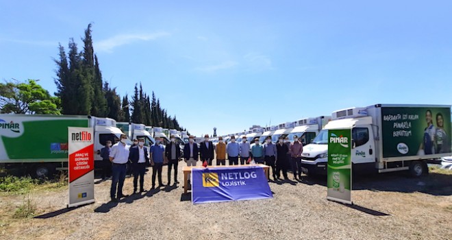 Netlog iştiraklerinden Netfilo’dan Pınar’a 83 araçlık teslimat