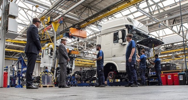 DAF Trucks'ı ‘Kral’ ziyaret etti