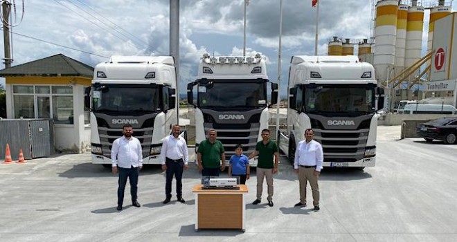 Tonbullar Hazır Beton’a 3 adet Scania