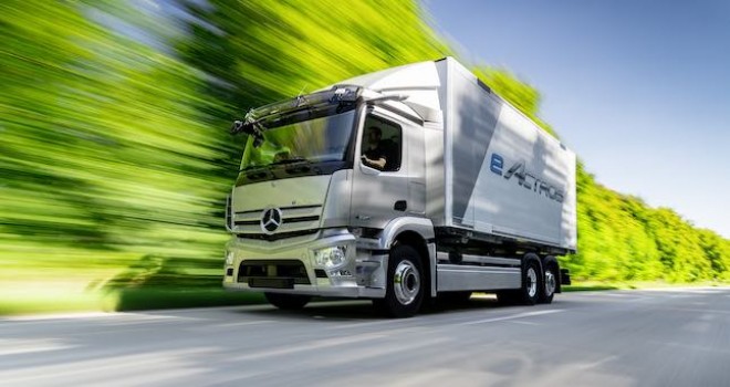 eActros’un seri üretimine 2021'de başlanacak