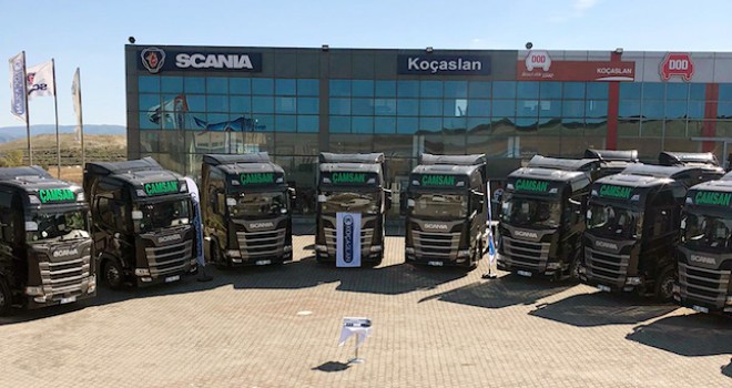 Çamsan Nakliyat’a 10 adet Scania