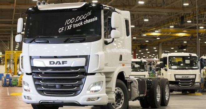 Leyland Trucks 100 bininci DAF CF/XF kamyonu üretti