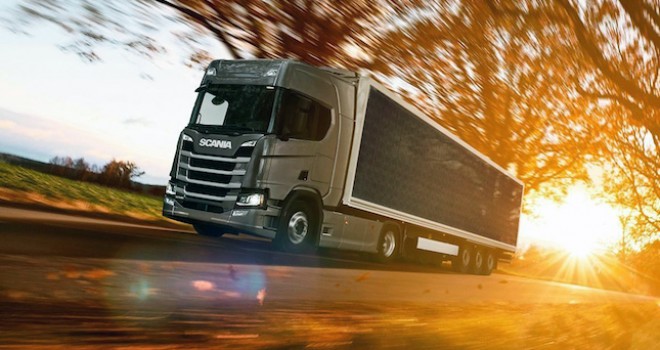 Scania Hibrit Kamyonu Güneşten Şarj Edecek