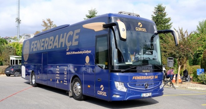 Fenerbahçe’nin Mercedes-Benz Takım Otobüsü yeni tasarımıyla sezona hazır