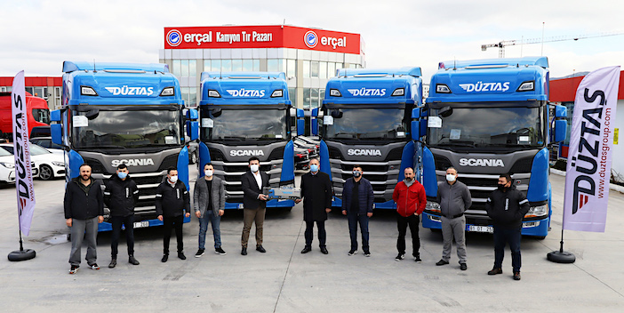Düztaş Lojistik, filosuna 5 adet Scania ekledi