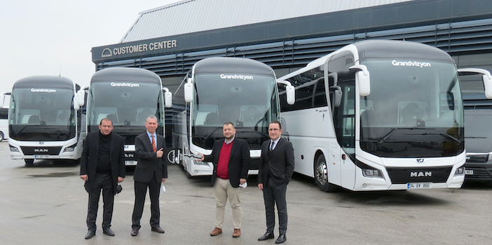 Grandvizyon,  filosuna 4 adet yeni MAN Lion’s Coach kattı