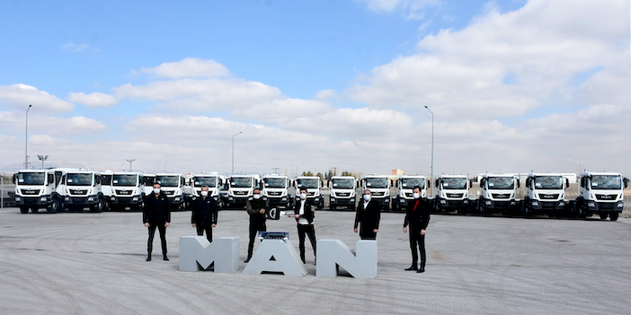 Ekpet İnşaat filosuna 20 adet MAN