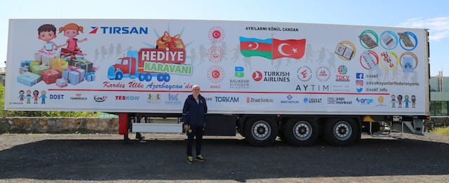 Tırsan'dan Türkiye ve Azerbaycan’daki çocuklar için hayata geçirilen “Hediye Karavanı”  destek
