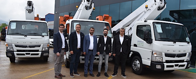 Boğaziçi Elektrik Dağıtım’a 10 adet Fuso Canter teslim edildi