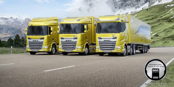 2022 Yılının Uluslararası Kamyonu Ödülünün Sahibi DAF XF, XG ve XG⁺ Oldu