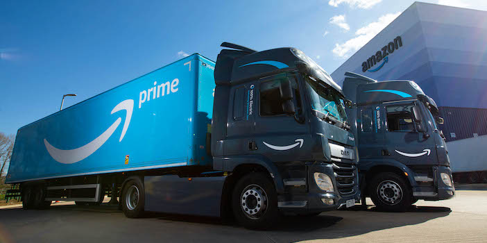 DAF’tan Amazon Birleşik Krallık'a 5  adet CF Electric kamyon