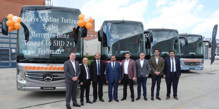 Malatya Medine Turizm filosunu Travego otobüslerle güçlendirdi