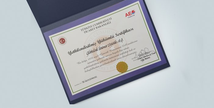 Globelink Ünimar Yetkilendirilmiş Yükümlü Sertifikası Aldı