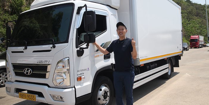 Allison Tam Otomatik Şanzıman Donanımlı 8 Tonluk Dağıtım Kamyonu Hyundai Mighty ile 200 Bin Kilometre