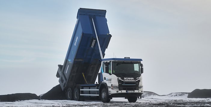 Scania'nın elektrikli kamyonu İsveç madenlerinde operasyonlara başladı