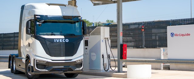 Air Liquide ve Iveco Group Avrupa'da hidrojenli uzun yol mobilitesinin önünü açtı
