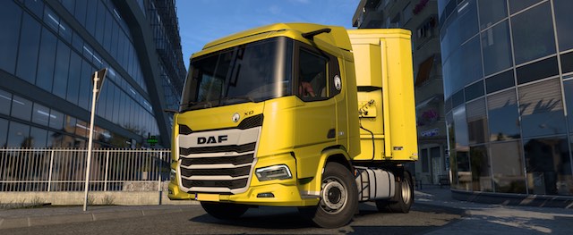 DAF XD dağıtım kamyonu European Truck Simulator 2’de