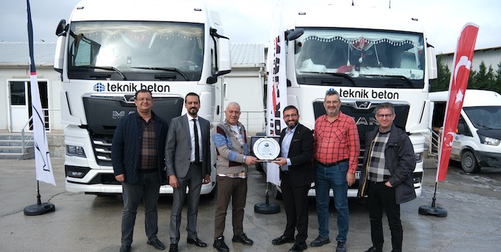Lokman Koçaslan Otomotiv, Teknik Beton’a 14 adet MAN teslim etti