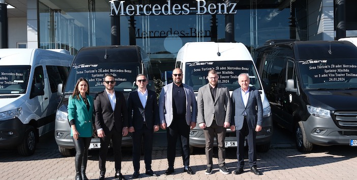 Filosunu 28 adet Sprinter Minibüs ve 5 adet Vito Tourer ile güçlendirdi