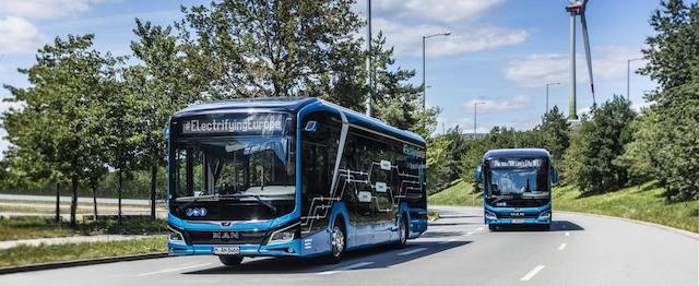 MAN Avrupa'da elektrikli otobüs pazarının lideri oldu
