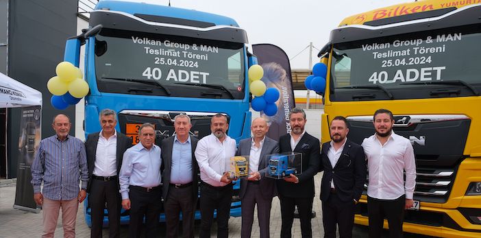 MAN, Volkan Group’a 40, Kanarlar Group’a da 25 adet araç teslim etti